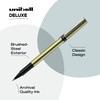Uniball Deluxe Rollerball Pen, 12 Black Pens, 0.7mm Fine Point