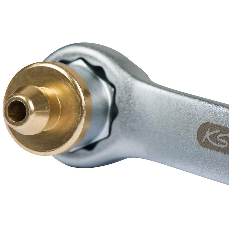 KS Tools 160.0729 Brake Bleed Wrench Extra Short 10 mm