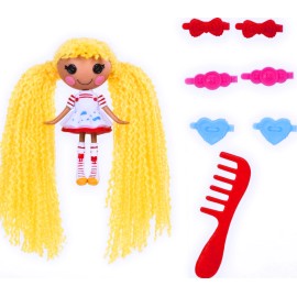 Mini Lalaloopsy Mini Figure Toy Splatter Splash Loopy Hair Doll Spot Yellow Hair