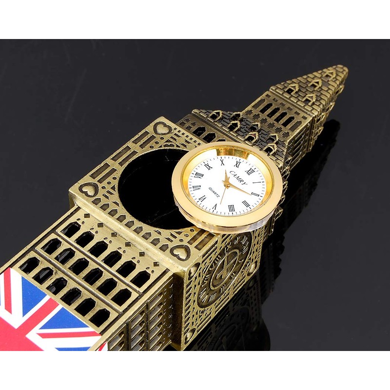 ds. distinctive Style Metallische Big-Ben-Tower-Modell-Statue-Dekoration (23,5 cm)