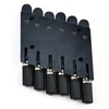 OVSAL Fanned Fret Headless Guitar Bridge，CNC Zinc Alloy 6 String