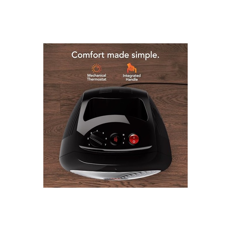 Vornado MVH (2025) Space Heater, 3 Heat Settings, Adjustable Thermostat,
