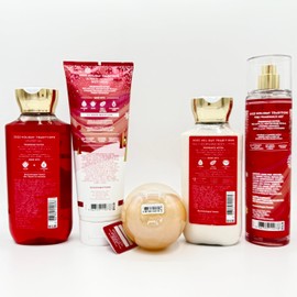 Winter Candy Apple 5-Piece Bath Bundle | Shower Gel, Ultimate Hydration Body Cream, 2-in-1 Body Wash, Daily Nourishing Body Lotion and Fine Fragrance Mist