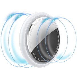 CloudValley [2+2 Pcs Screen Protector for AirTag, Soft TPU AirTag Clear Protective Skin Film, Anti-Scratch Case Friendly for AirTags