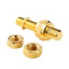 MAS One Count GM Long Gold Plated Battery Side Post