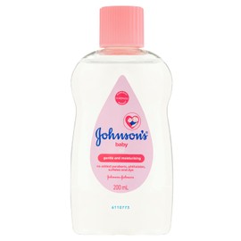 Johnson's Gentle Mild Moisturising Baby Oil 200mL