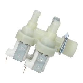 Aquastop Solenoid Water Valve White Compatible with Miele 1678012 1678013 for Washing Machine