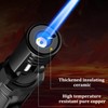 Honhahei Windproof Jet Flame Lighter - Refillable Butane Torch with