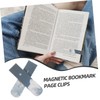 jojofuny Magnetic Bookmarks 2-Piece Set Artistic Page Clips for Reading