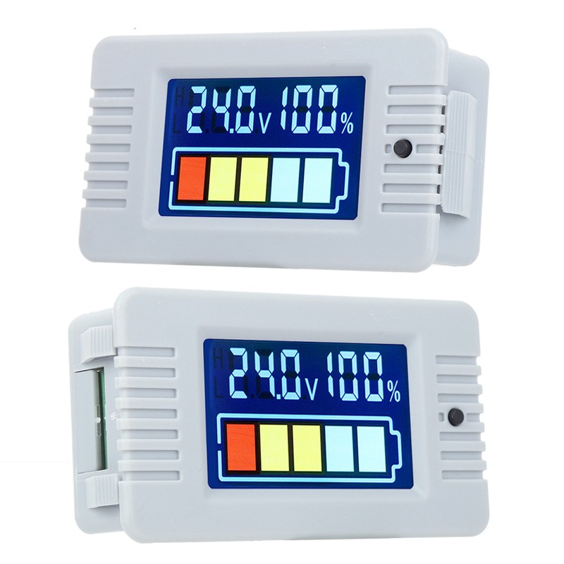 Battery Capacity Indicator LCD Digital Display Voltmeter Power Tester 0~100V