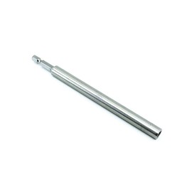 Benchmark Abrasives 6" SST Magnetic Bit Holder Extension With Ring Socket Drill 1/4" Hex Power Tools for Drill Bit, Screwdriver, Drill Holder, Magnetic Screwdriver Bit Holder (6")