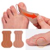 5P bent toe taping band big toe protector ring toe Open Beige 3ea