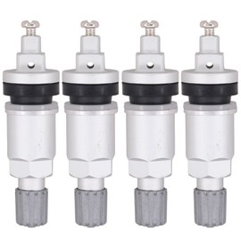 HouYeen Tyre Pressure Sensor Valve Stem for Ford Fiesta Focus Mondeo C-Max Galaxy S-Max Tourneo Tire TPMS Clamp-In Stems Repair Kit Pack of 4
