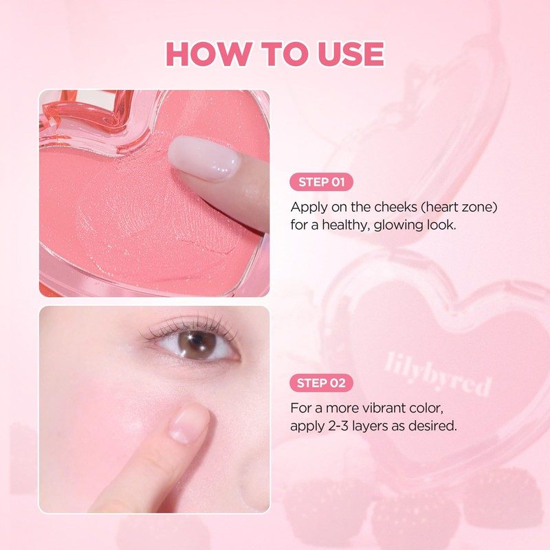 lilybyred Lily by Red Love Beam Sherbet Cheek, Korean Cream