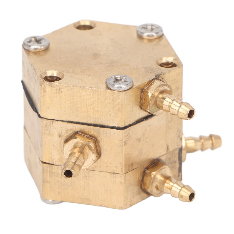 Hexagonal Dental Water Valve Good Passability Copper Water Pressure Regulator