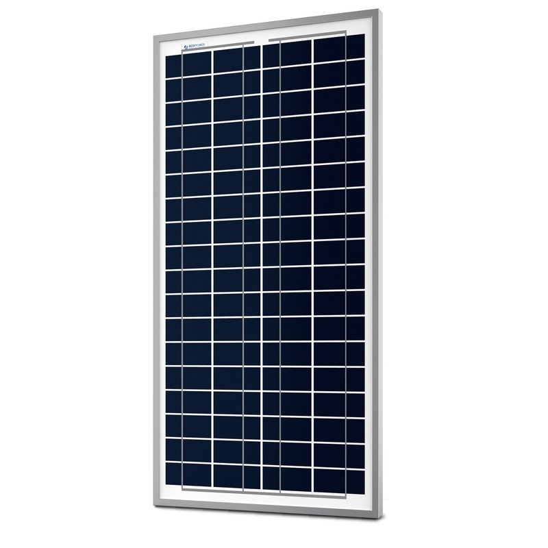 ACOPOWER 35W Small Poly Solar Panel, 35 Watt 12 Volt