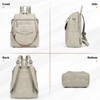Backpack Purse for Women Leather Anti-Theft Travel Backpack Purse