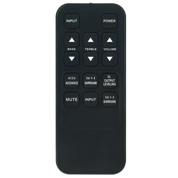 Replacement Remote Control Applicable for ZVOX Audio SB380 SB400 SB500