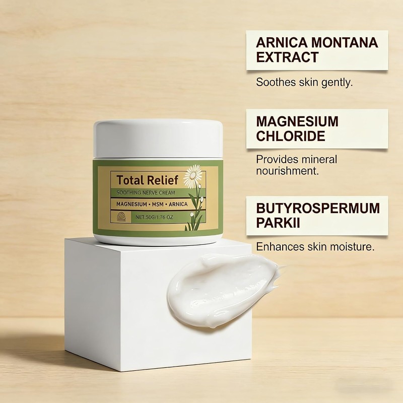 Magnesium Cream, Fast Absorbing, Non Greasy Hydrating Lotion, Gentle Formula,
