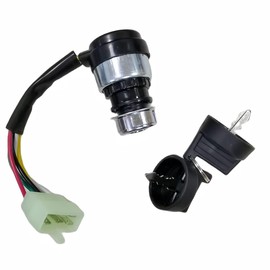 KDSG 5-Wire Ignition Key Switch for 125cc 150cc 200cc Chinese Go-Kart Taotao ATK125A ATK150A GK110 Targa 150 200 Coleman BK150 BK200 Go-Karts