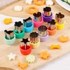 12 pcs Mini Cookie Cutters Vegetable Cutter Shapes Sets Fruit