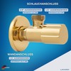 LAXARA Coloured Angle Valve 3/8 Inch to 1/2 Inch x