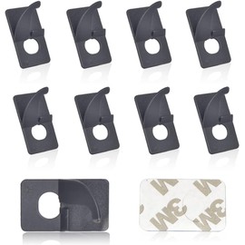 Zodazoqa Plastic Arrow Rest Black Recurve Bow Arrow Rest Adhesive Back Hunting Shooting Targeting Accessory for Right or Left Hand (6, Right Hand)