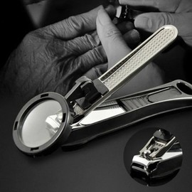 (Color Black) Gift magnifying glass and nail clippers in 2 colors / (색상 블랙)선물 돋보기 손톱깍이 2종색상