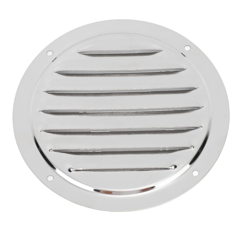 2PCS Round Louvered Air Vent Stainless Steel Marine Grade Rainproof