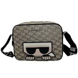 Karl Lagerfeld Paris Maybelle Crossbody, Almond/Taupe