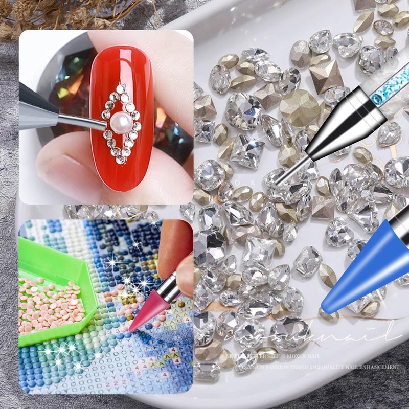 8 Pcs Diamond Painting Pen with Wax Tip Dual Ended