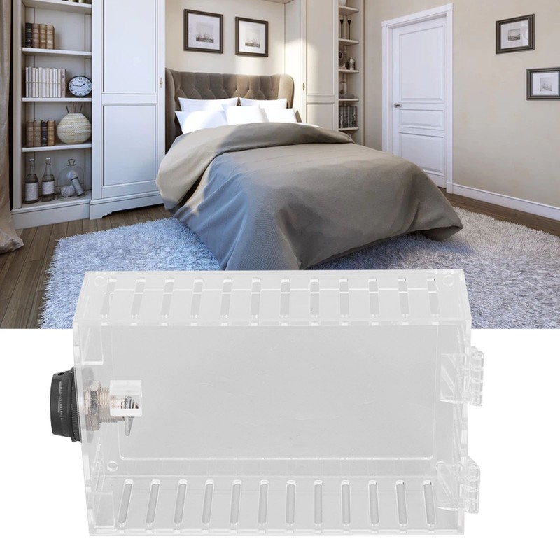 Thermostat Lock Box Tamperproof Anti Damage Clear Acrylic Thermostat Wall