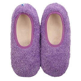 Snoozies Womens Purple Cloud 9 Solids Size Medium