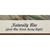 "Naturally Blue" Set of Herons - Right & Left -