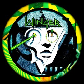 WINGER ROCK BAND FIVE LEATHER KEYCHAINS  FULL SET ROCK N’ ROLL ACCESSORIES