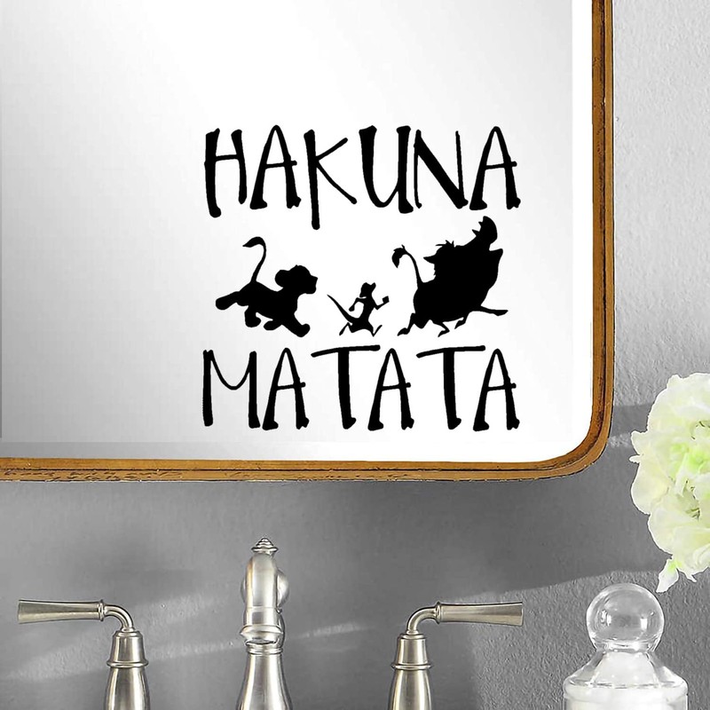 Hakuna Lion And Friends Novelty Window Laptop Wall Car Matata