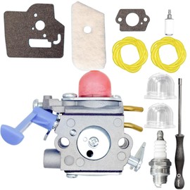 XUHOLOPE 128LD Carburetor for Husqvarna 545081848 Weed Eater Trimmer 128LD 125R 125RJ 128L 128LDX 128R 128RJ 128C 128CD String Trimmer 545081848 545081850 Zama C1Q-W40A Tune Up Kit