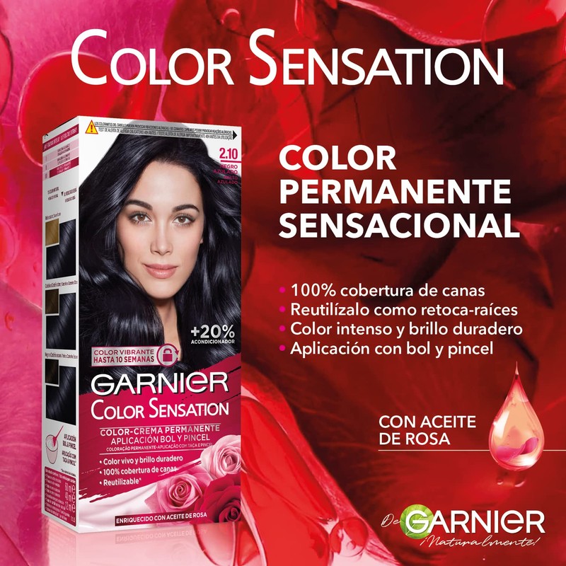 Garnier Color Sensation Colouration 3 Pack Vibrant and Long Lasting