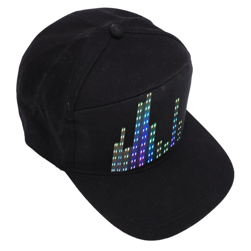Dpofirs LED Hats, Cool Hat with LED Display, App Control,