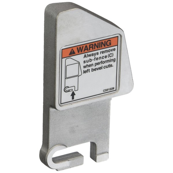 Hitachi 324993 Sub Fence (C) Assembly C12LDH/EDH Replacement Part