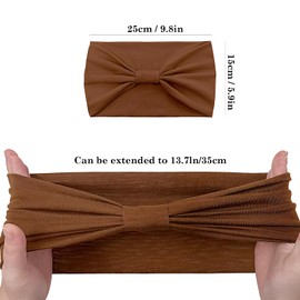 Culinavog 4 Stück Stirnband Damen Elastische, Breite Mode Haarband Haarschmuck, Stirnband Damen Sport, Headband Haarschmuck Summer, Breite Elastische Weiche Haarbänder für Yoga, Fitness & Kosmetik