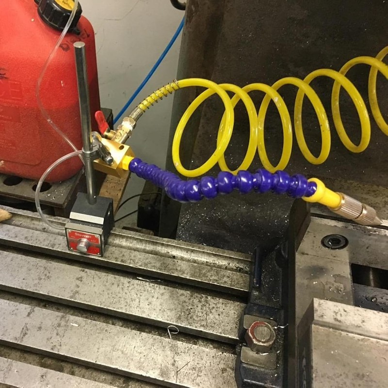 Mist Coolant Lubrication Spray System Unit for 8mm CNC Lathe