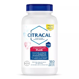 Citracal Maximum Calcium Citrate Plus D3 180 capsuls