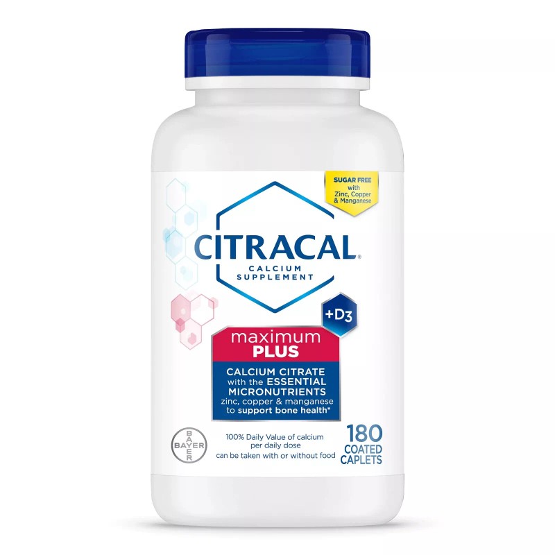 Citracal Maximum Calcium Citrate Plus D3 180 capsuls