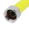 sourcingmap 0.5M Length 304 Stainless Steel Female Thread Flexible Gas