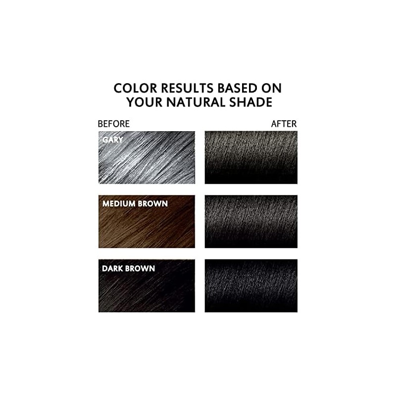 Tinte para El Cabello Negro Semipermanente 3 En 1-13.5 Fl