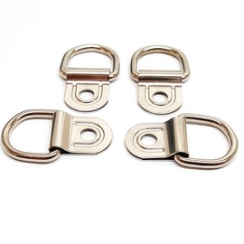 Set of 4 pcs Saddle Repair 3/4" Clip & Dee 5/8" D Ring