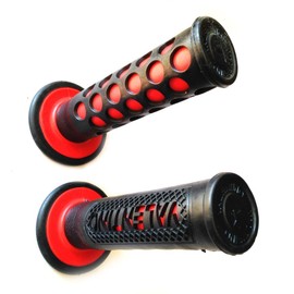 XKMT-"Valentino" Engraved Gel Style Grips RED ATV QUAD Compatible With KAWASAKI POLARIS SEADOO BOMBARDIER JET SKI ATV FOREMAN RECON RINCON Brute Force Prairie BRUIN GRIZZLY [B017QV8KRA]