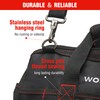 WORKPRO 16-inch Close Top Wide Mouth Tool Storage Bag with