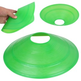 TRIXES Pack of 20 Sports Marker Cones Multicoloured Football Sports Training Light Flexible